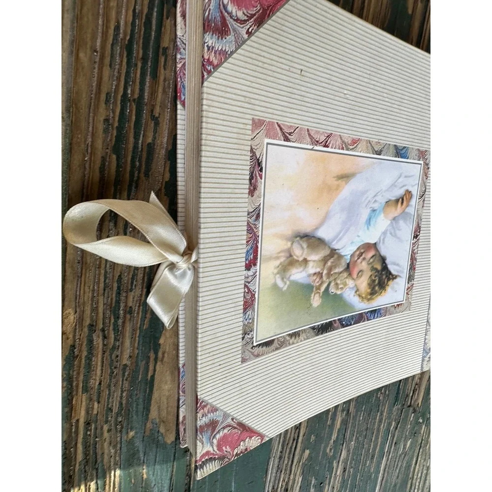 Nuestro Bebe Baby Memory Book Spanish Photo Album Blushing Rose Publishing 9x9